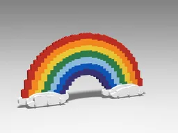 Rainbow key holder