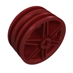 Wheel 30 x 14 / Dark Red