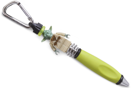 Lego Yoda Carabiner Pen