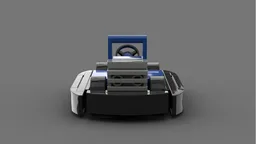 Simple Blue Go-Kart