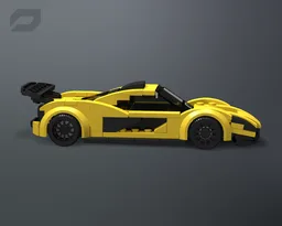 McLaren P1 LM (City Scale) Yellow
