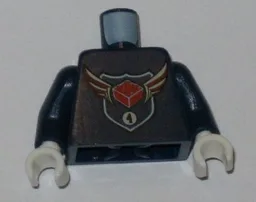 Torso MBA Level 4 Logo Pattern / Dark Blue Arms / White Hands