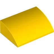 Brick Curved 4 x 6 x 2 / Yellow