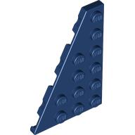 Lego Wedge Plate 6 x 4 Left / Dark Blue