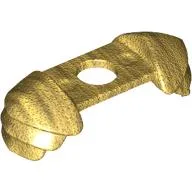 Minifig Neckwear Shoulder Guards / Pearl Gold