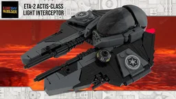 Vader's Black Eta-2 Actis-Class Interceptor