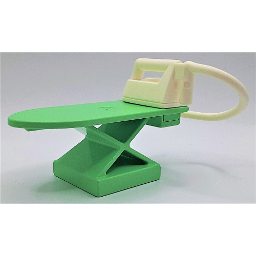 Lego Duplo Ironing Board with Attached Iron / Medium Green
