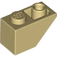 Brick Sloped Inverted 45° 2 x 1 / Tan