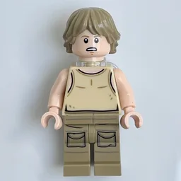 Luke Skywalker, Dagobah Outfit, Tan Tank Top with Neck Bracket