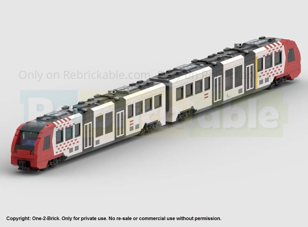 Lego German Class 622 - DB Regio Livery