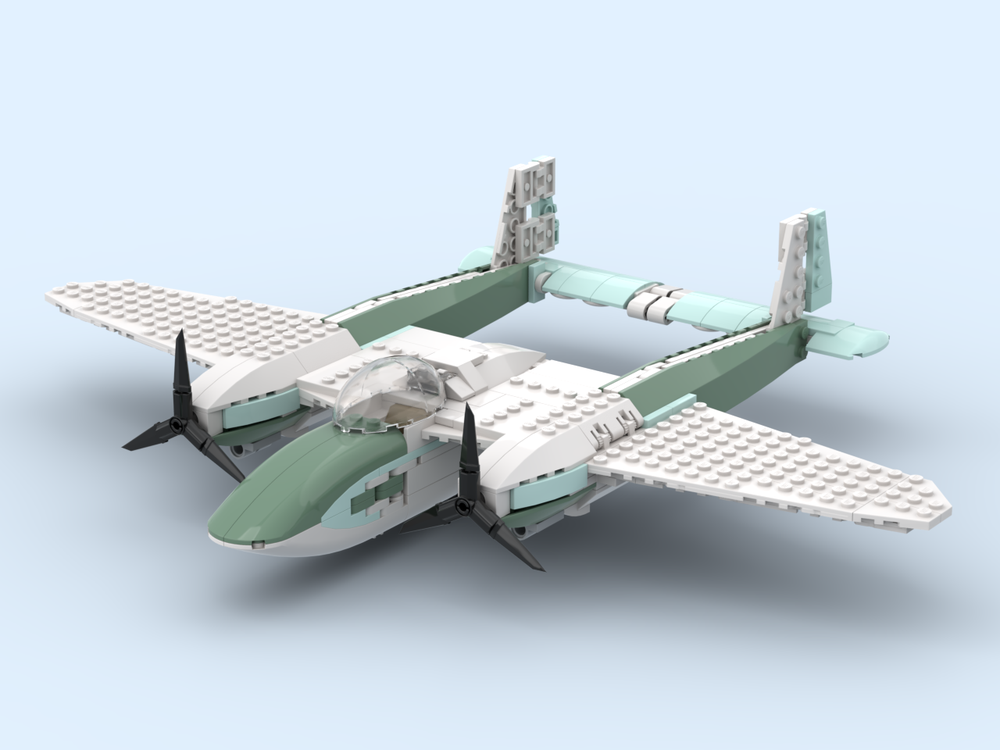 Lego Minifig-scale casual difficulty P-38