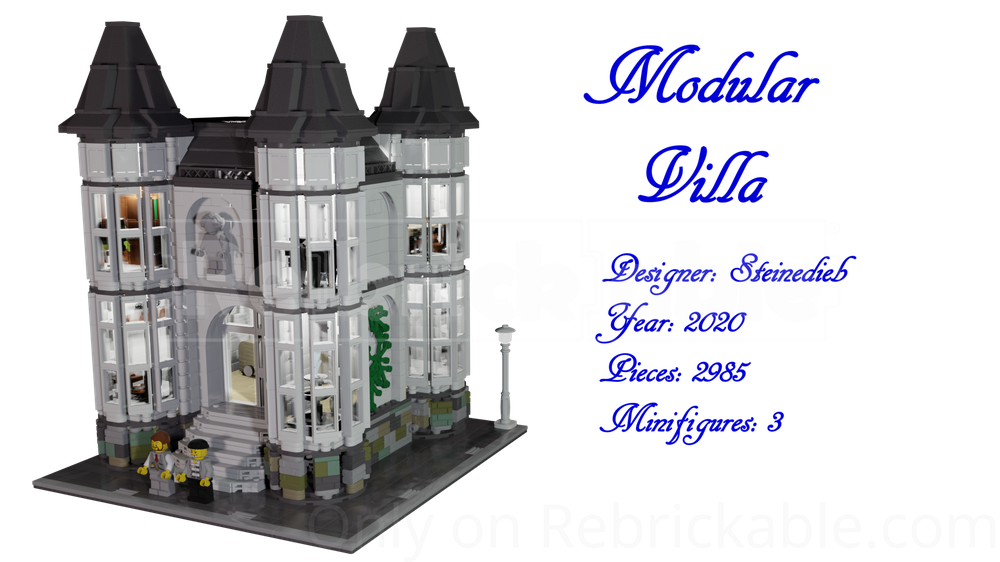 Lego Modular Villa