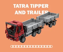 Tatra Phoenix tipper with trailer