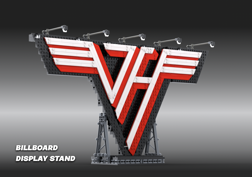 Lego Rockband-Logo Billboard Display Stand