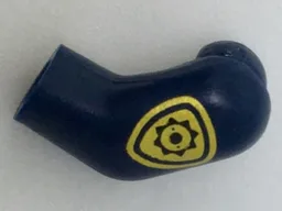Arm, Left with Gold Police Badge Pattern