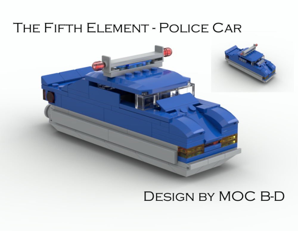 Lego The Fifth Element Police Car