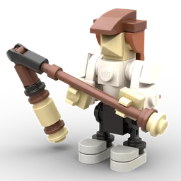 Medieval Farmer with flail