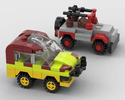 Mini Jurassic Park Vehicles