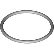 Lego Technic Rubber Belt Medium [24mm ID] [Round Cross Section] / Light Bluish Gray