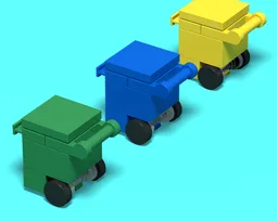 Modular City accessories (bin)