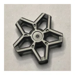 Wheel Cover 5 Spoke, No Rim / Flat Silver
