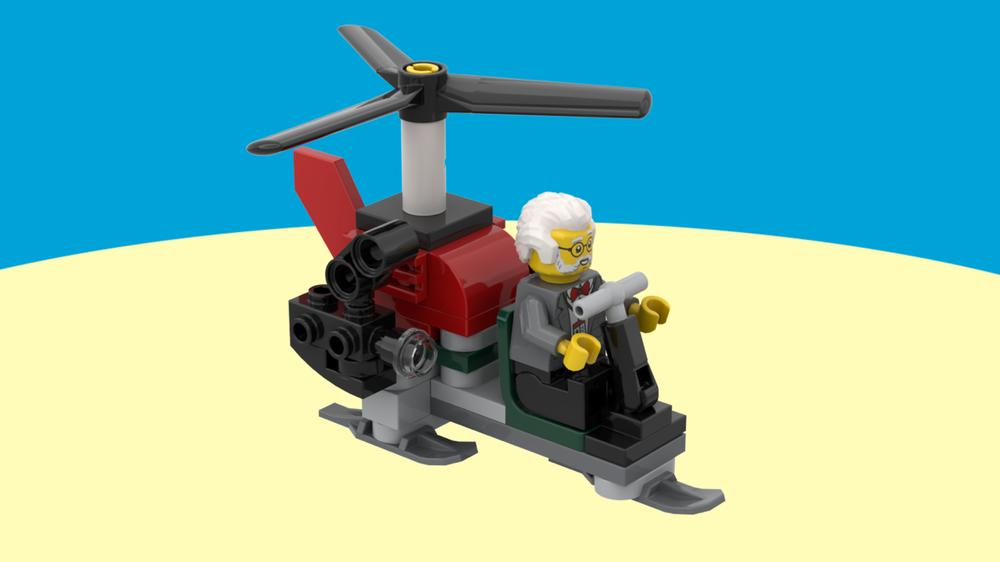 Lego Adventurers - Reimagined Dr Kilroy's Microcopter (1280)