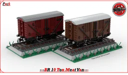 (Pack) BR 10-Ton Meat Vans (8-W)