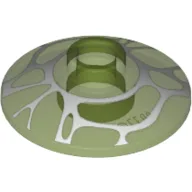 Dish 2 x 2 Inverted [Radar] with White Spider Web Print