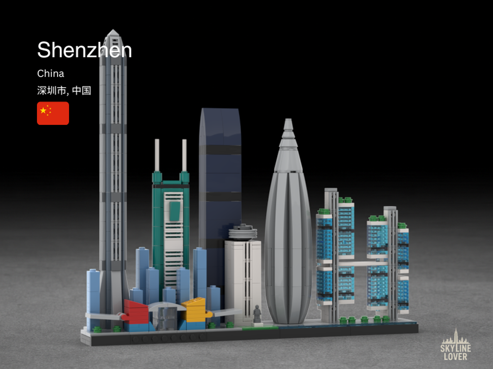 Lego Shenzhen Skyline