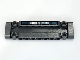 Technic, Panel Plate 3 x 11 x 1 with Medium Blue and Gray Control Panels Pattern (Sticker) - Set 42081