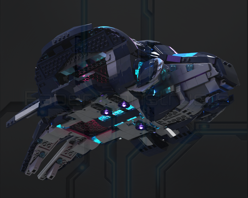 Lego Ru'swum-pattern 'Phantom' Warrior Transport (Halo)