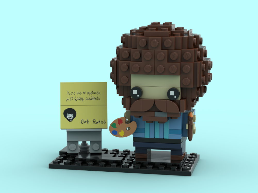 Lego Bob Ross - Happy Accidents