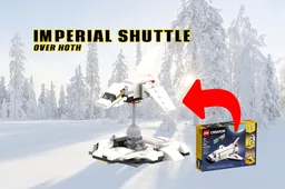 Imperial Shuttle over Hoth