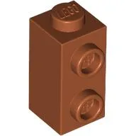 Brick Special 1 x 1 x 1 2/3 with Studs on 1 Side / Dark Orange