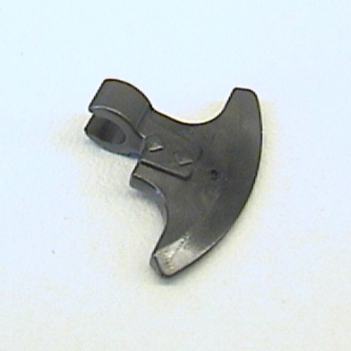 Lego Weapon Axe Head, Clip-on (Viking) [Thin Clip] / Pearl Titanium