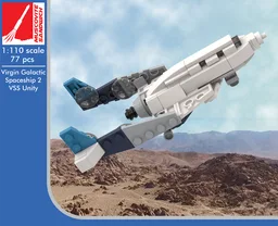 Virgin Galactic Spaceship Two VSS Unity [1:110 scale]