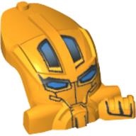 Lego Minifig Head Special, Toa Mahri / Bright Light Orange