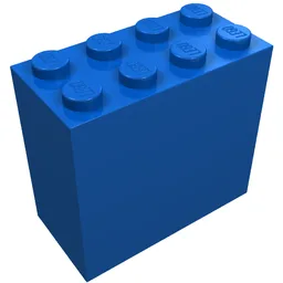 Brick 2 x 4 x 3 / Blue