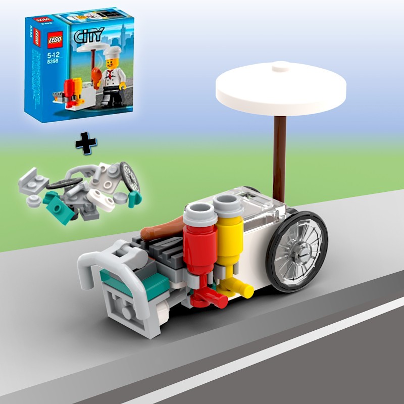 Lego The mobile BBQ Stand