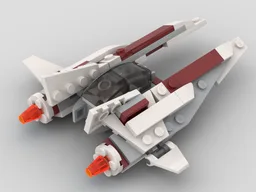 Star Wars Jedi Interceptor inspired Spaceship