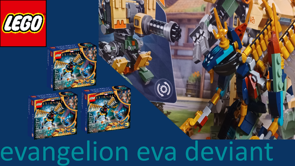 Lego (Lego 76145 x3 alt build) evangelion eva deviant