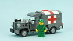 Vintage army ambulance