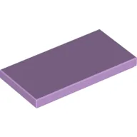 Tile 2 x 4 with Groove / Lavender