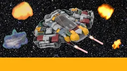2x 75369 MOC: Mech Starfighter