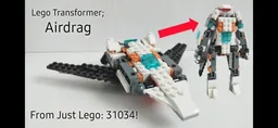 Lego Transformer Airdrag. Alternate Build/MOC Of 31034 Video Instructions