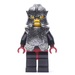 Shadow Knight, Speckle Black-Silver Helmet and Armor