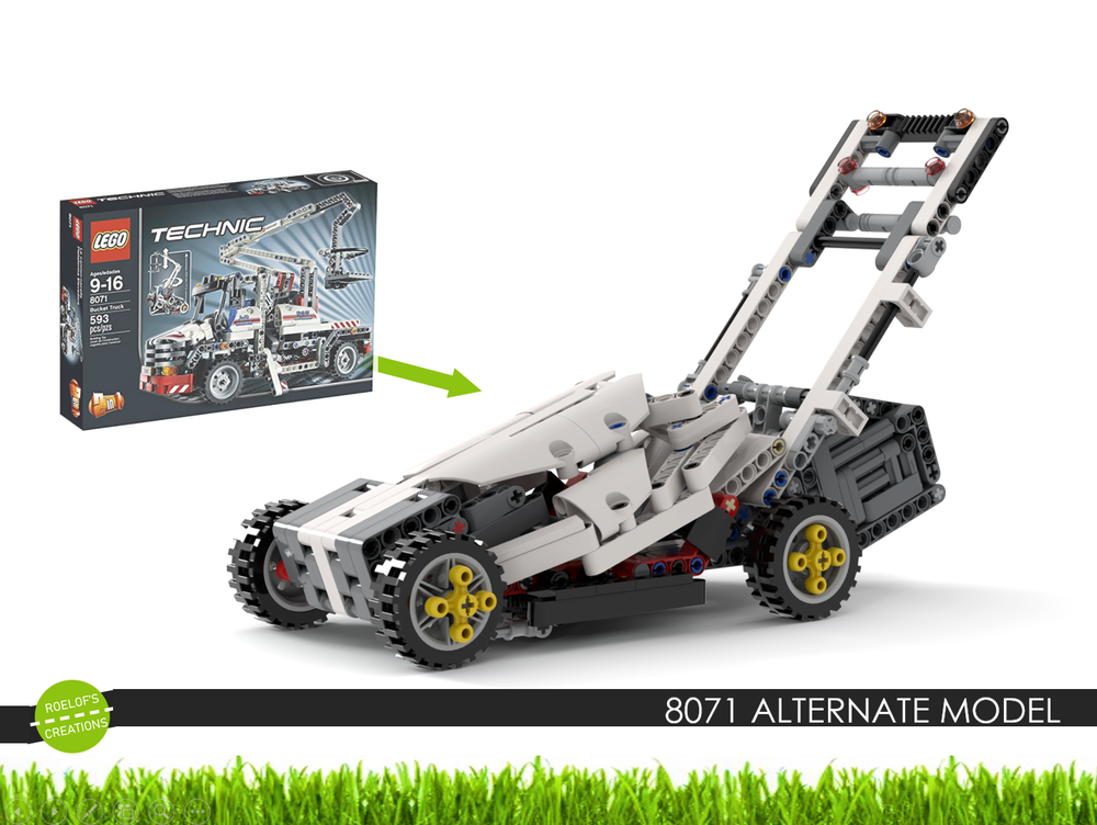 Lego 8071 B-model LAWNMOWER