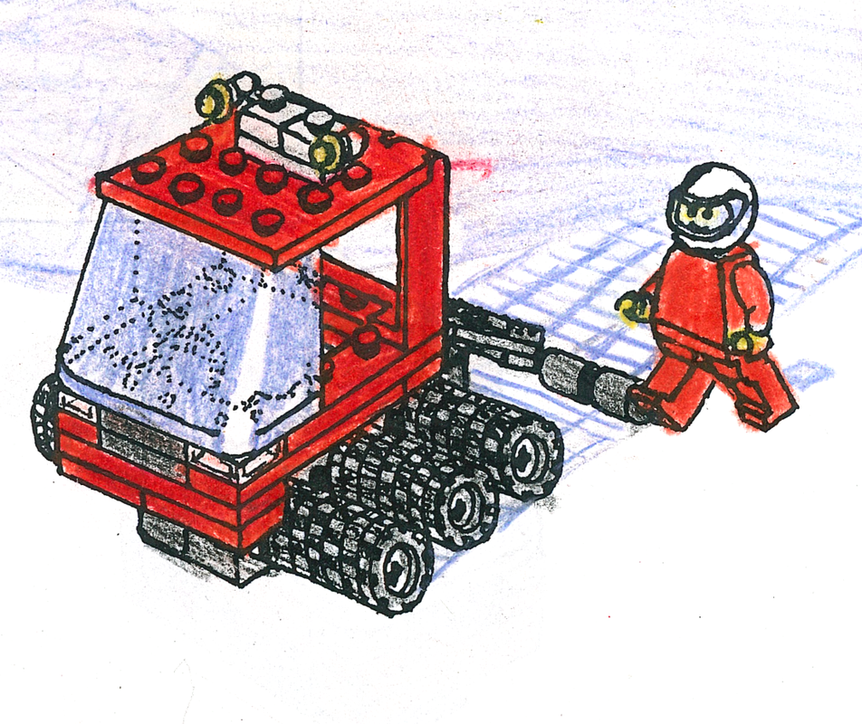Lego Mini snow groomer