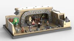 Jabba’s Throne Room Diorama ~ 3000 Pieces