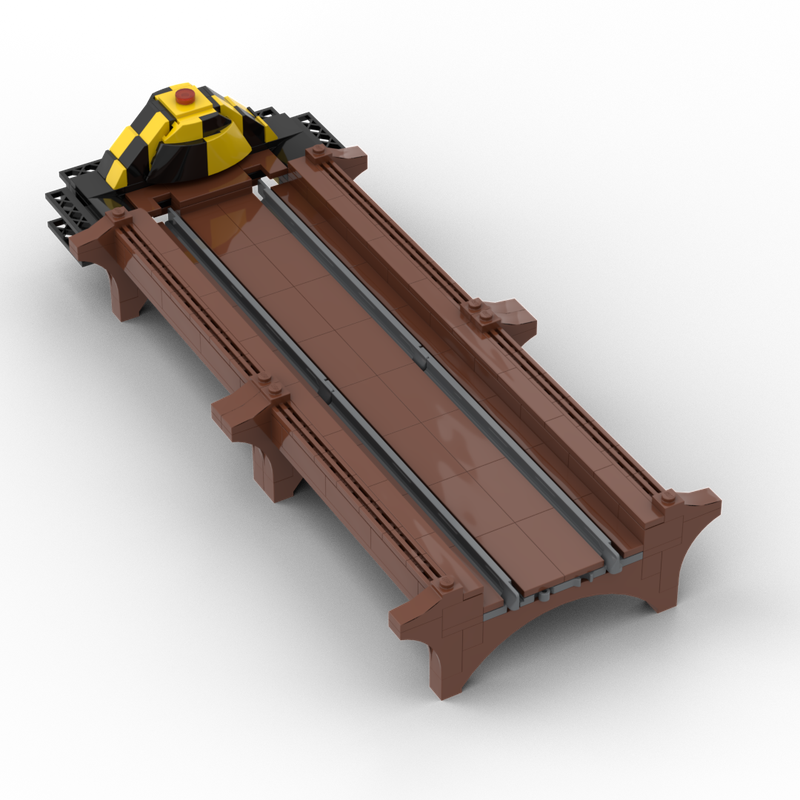 Lego Display Stand - Spider-Man vs. Doc Ock Subway Train Scene
